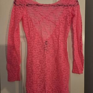 Victoria's Secret Pink Lace Chemise